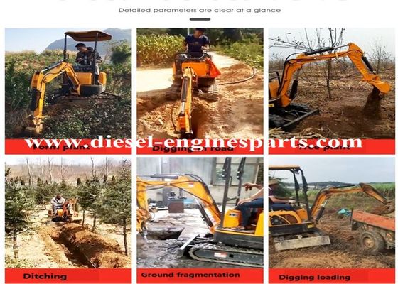 1.5ton Wheel Crawler Excavator Multi Function For Engineering Industry